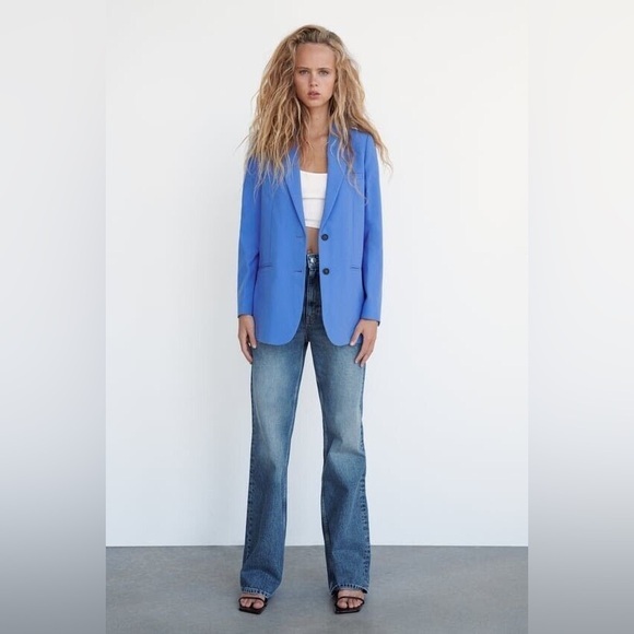 Zara Jackets & Blazers - Zara blazer in periwinkle blue - size small